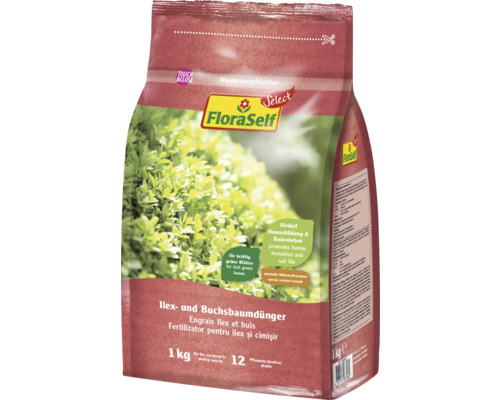 Ilex- & Buchsbaumdünger FloraSelf Select 1 kg organisch-mineralisch