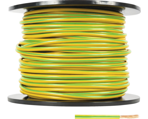 Aderleitung H07 V-K 1G16 mm² grün/gelb Meterware