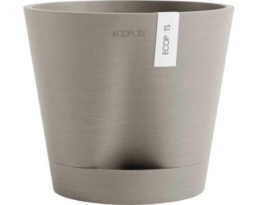 Blumentopf Ecopots Venice Kunststoff Ø 18,3 cm 20,1 x 20,1 x 17,7 cm braun