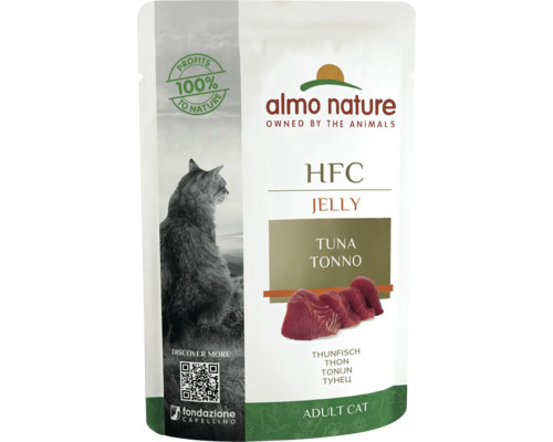 Katzenfutter nass almo nature HFC Jelly Thunfisch 55g