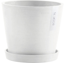 Blumentopf Ecopots Amsterdam Kunststoff Ø 18,5 cm 20 x 20 x 17,2 cm grau