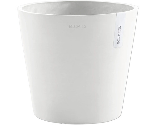 Blumentopf Ecopots Amsterdam Kunststoff Ø 27,5 cm 30 x 30 x 25,9 cm grau Ecopots Pflanztopf aus Kunststoff