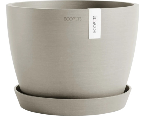 Ecopots Blumentopf mit Untersetzer