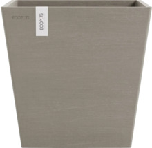 Blumentopf Ecopots Rotterdam Kunststoff Ø 23 cm 25 x 25 x 24,6 cm braun