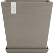 Blumentopf Ecopots Rotterdam Kunststoff Ø 42,1 cm 43,6 x 43,6 x 44,4 cm braun
