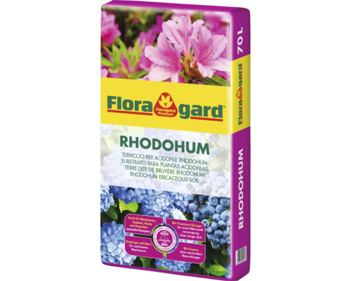 Moorbeeterde Floragard Rhodohum 70 L