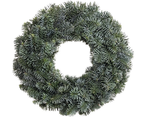 Adventskranz Nobiliskranz ca. Ø 35 cm Selection Tellerkranz frisch gebunden, echte Konifere Tannenkranz zur Dekoration