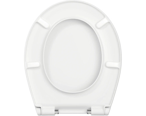 Toilettendeckel aus Kunststoff, Draufsicht