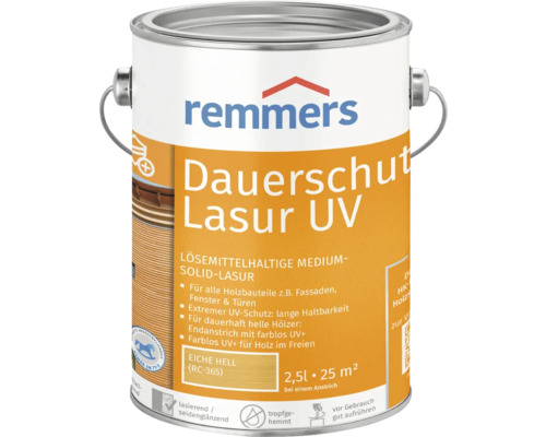 Remmers Dauerschutzlasur UV eiche hell 2,5 l