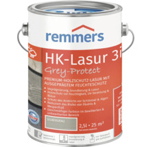 Remmers HK-Lasur 3in1 Holzschutzlasur, silbergrau, 2,5 Liter