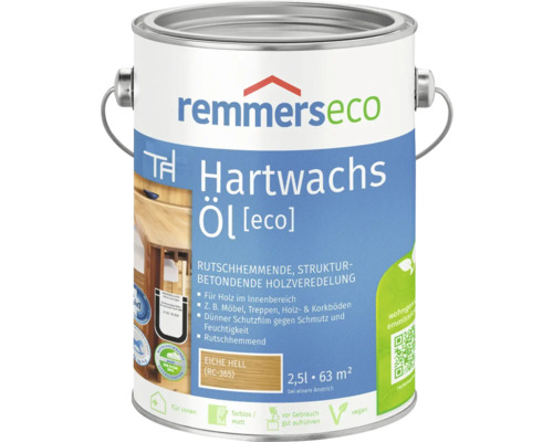 Remmers eco Hartwachsöl eiche hell 2,5 l