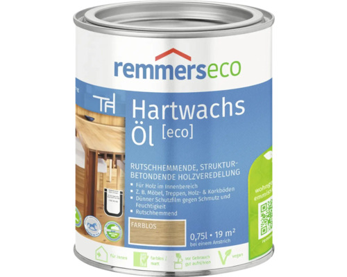 Remmers eco Hartwachsöl farblos 750 ml