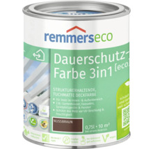 Remmers Eco Dauerschutz-Farbe 3in1 Nussbraun in einer Metalldose