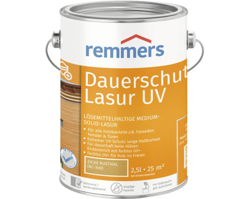 Remmers Dauerschutzlasur UV eiche rustikal 2,5 l
