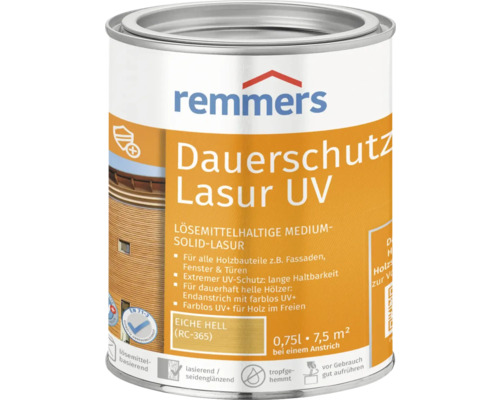 Remmers Dauerschutzlasur UV eiche hell 750 ml