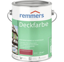 Remmers Deckfarbe im Farbeimer für Holz, Putz und Mauerwerk