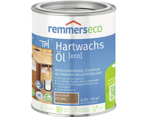 Remmers eco Hartwachsöl nussbaum 750 ml