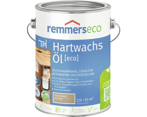 Remmers eco Hartwachsöl silbergrau 2,5 l