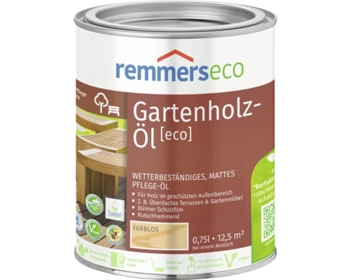 Remmers Gartenholzöl [eco] farblos 750 ml