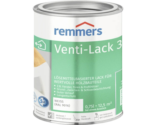 Remmers Venti Decklack weiß 750 ml Remmers Venti Decklack weiß 750 ml