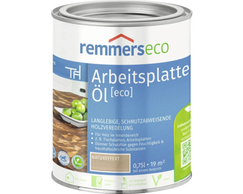 Remmers eco Arbeitsplattenöl natureffekt 750 ml Dose Arbeitsplattenöl von Remmers Eco mit Natureffekt