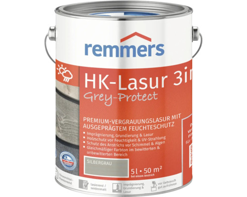 Remmers HK-Lasur grey protect silbergrau 5 l