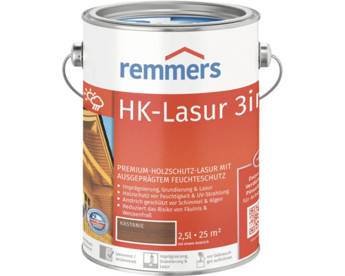 Remmers HK-Lasur kastanie 2,5 l