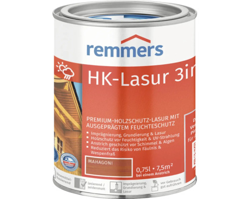 Remmers HK-Lasur mahagoni 750 ml