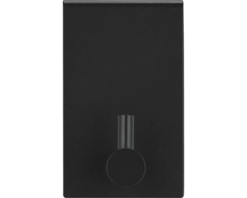 Schwarzer Seifenspender zur Wandmontage