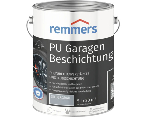 Remmers PU Garagenbeschichtung silbergrau matt 5 L