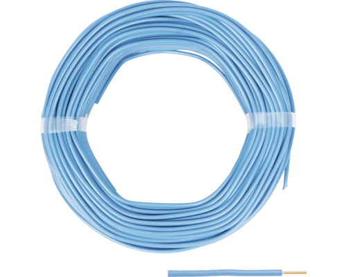 H07V-U Installationskabel 1,5mm² Blau – 100 Meter Rolle Für Haushalt & Elektroinstallation