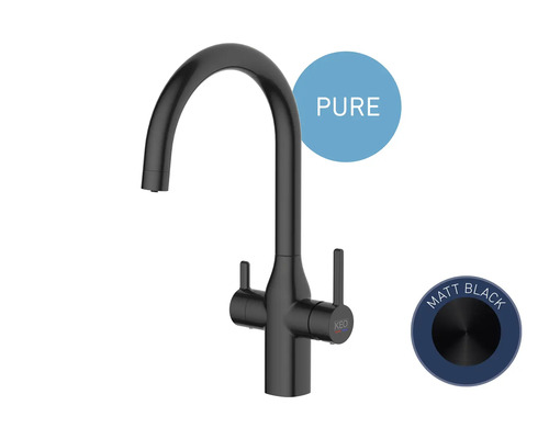 KEO Armatur Pure in Mattschwarz