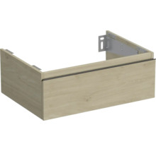 Jungborn Waschtischunterschrank TRENTA BxHxT 70 x 26 x 49,8 cm Frontfarbe eiche holzdekor TRE DESK SS 70 1Z B 70