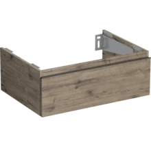 Jungborn Waschtischunterschrank TRENTA BxHxT 70 x 26 x 49,8 cm Frontfarbe eiche holzdekor TRE DESK SS 70 1Z B D370