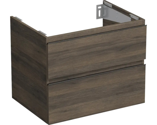 Jungborn Waschtischunterschrank TRENTA BxHxT 70 x 56 x 49,8 cm Frontfarbe eiche holzdekor TRE DESK SS 70 2Z B 25