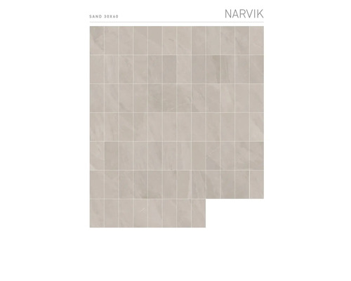 Fliesenmuster Narvik Sand, Format 30x60