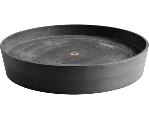 Untersetzer Ecopots mit Rollen Kunststoff Ø 49,3 cm x 51 x 10,1 cm dunkelgrau Pflanzenroller aus Kunststoff