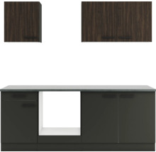 Küchenschrank-Set mit Unterschränken und Hängeschränken