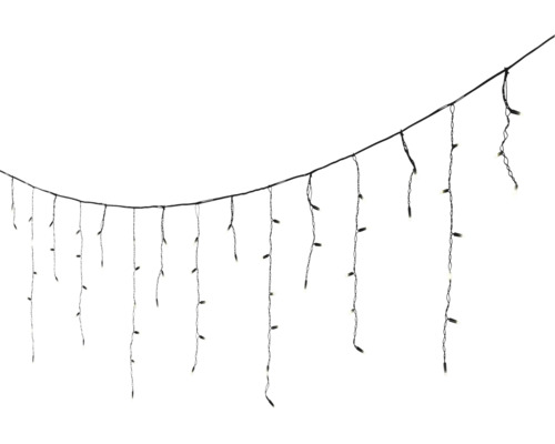 Eiszapfenlichterkette mit mehreren Strängen