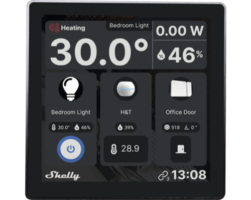 Shelly Wall Display Android WLAN schwarz