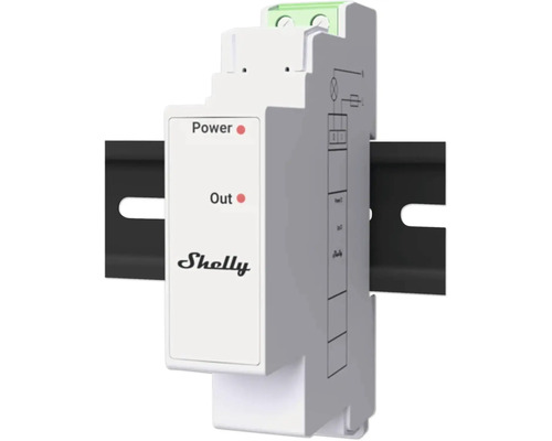 Shelly Hutschiene Zubehör Pro 3EM Switch Add-on Relais max 2A nur für Pro 3EM 120A