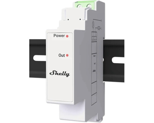 Shelly Hutschiene Zubehör Pro 3EM Switch Add-on Relais max 2A nur für Pro 3EM 120A Shelly Hutschienen Relais zur Hausautomation
