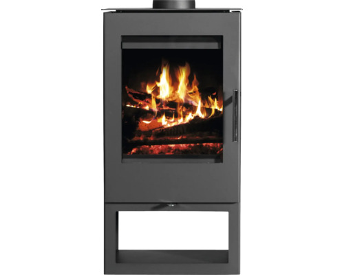 Kaminofen mit Holzfeuer für Heizen