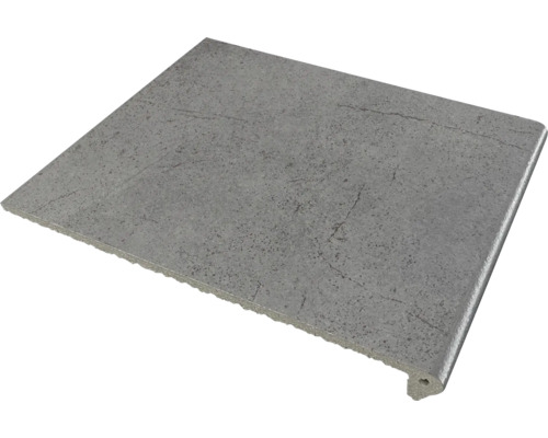 Steinzeug Florentiner Stufenfliese Capra Glimmer Schwarz 24,5 x 32 cm Keramikfliese mit Natursteinoptik