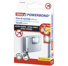 Tesa Powerbond Montageklebestreifen mit einer Größe von 9 x 6 x 2 Zentimetern