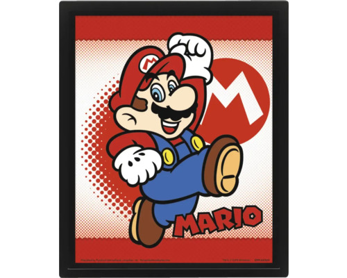 Gerahmtes Bild von Super Mario