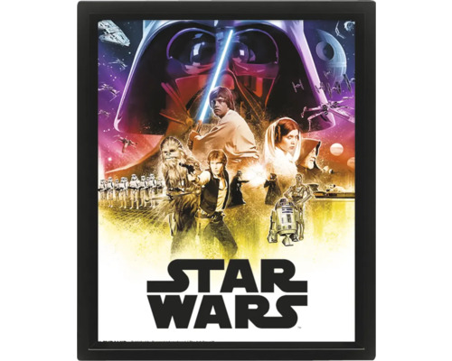 Star Wars Poster im Rahmen