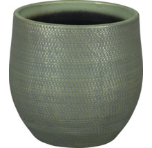 Blumentopf mit gepunktetem Muster