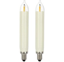 Zwei LED Leuchtmittel in Kerzenform
