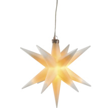 Dekorativer Weihnachtsstern zum Aufhängen mit Beleuchtung